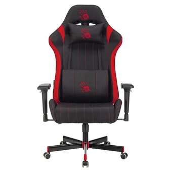  Кресло A4Tech Bloody GC-950 игровое черный/красный текстиль/эко.кожа крестов. металл 