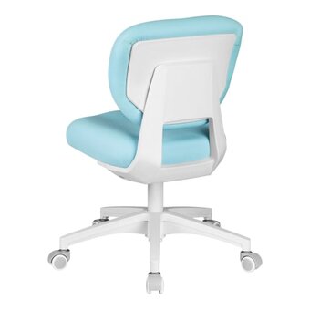  Кресло Cactus CS-CHR-3594BL детское голубой крестов. пластик белый 