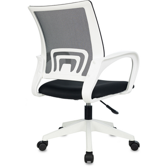  Кресло Бюрократ CH W 696 Black черный TW-01 TW-11 сетка/ткань крестов. пластик пластик белый 