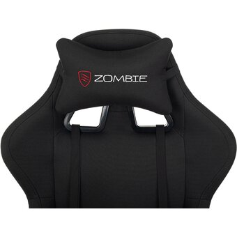  Кресло Zombie Predator B игровое черный Neo Black крестов. пластик 