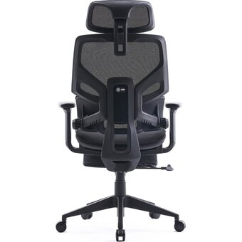  Кресло Cactus CS-CHR-MC01-BLBK синий сиденье черный сетка/ткань с подголов. крестов. пластик подст.для ног 