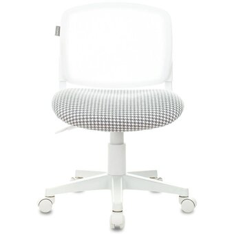  Кресло Бюрократ CH-W296NX/LG/Twist детское светло-серый TW-02 Twist сетка/ткань крестов. пластик пластик белый 