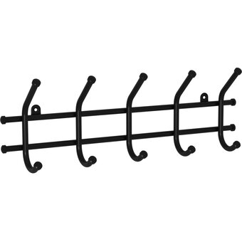  Вешалка настенная ЗМИ Норма 5 Черный ВН 24 