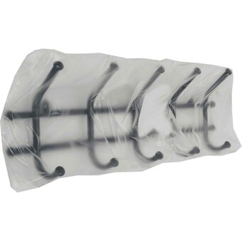  Вешалка настенная ЗМИ Норма 5 Черный ВН 24 