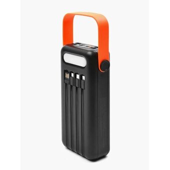  УЦ Аккумулятор внешний резервный HOCO DB33 Rising sun solar portable 30000mAh (чёрный) (плохая упаковка) 