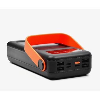  УЦ Аккумулятор внешний резервный HOCO DB33 Rising sun solar portable 30000mAh (чёрный) (плохая упаковка) 