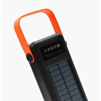  УЦ Аккумулятор внешний резервный HOCO DB33 Rising sun solar portable 30000mAh (чёрный) (плохая упаковка) 