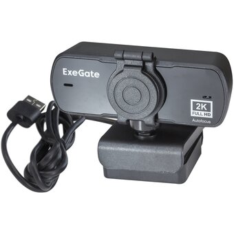  Web камера ExeGate Stream C940 Wide (EX294582RUS) 2K T-Tripod матрица 1/3" 4 Мп, 2560x1440, 30fps, 4-линзовый объектив, USB, автоматический фокус 