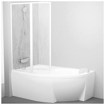  Шторка для ванны Ravak Supernova VSK2 170 L 76LB010041 райн 