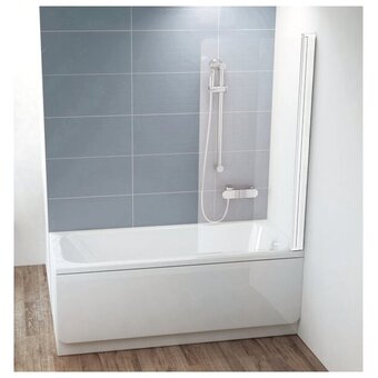  Шторка для ванны Ravak CVS1-80 R 7QR40C00Z1 блестящий + транспарент 