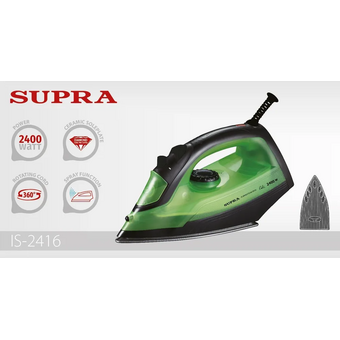  Утюг Supra IS-2416 зеленый/черный 