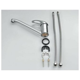  Смеситель для мойки Frap (F4254) локтевой 40мм(1/10) 