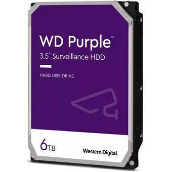  HDD Western Digital Purple WD64PURZ SATA 6Tb, IntelliPower, 256MB buffer (DV-Digital Video) 