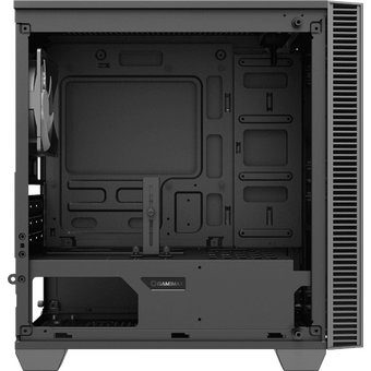  Корпус GameMax MFG (H608 Mini Abyss) без БП (Черный, Midi Tower, ATX, зак. стекло, 3*RGB вентилятора) 
