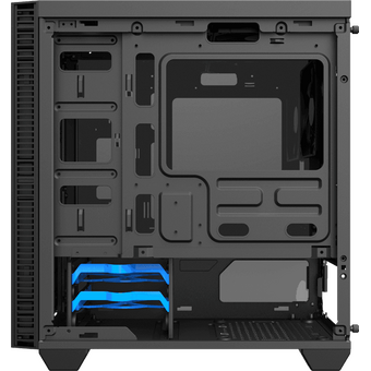  Корпус GameMax MFG (H608 Mini Abyss) без БП (Черный, Midi Tower, ATX, зак. стекло, 3*RGB вентилятора) 