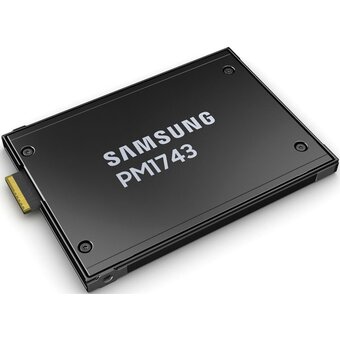  SSD Samsung PM1743 MZWLO7T6HBLA-00A07, 7680GB, U.3(2.5" 15mm), NVMe, PCIe 5.0 x4 R/W 14000/6000MB/s, IOPs 2 500 000/300 000 