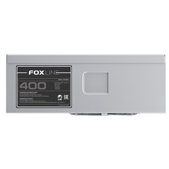  Блок питания Foxline TFX400S 400W TFX PSU, NoPFC, 80Fan, 24pin, 4pin (12V), 3xSATA, 1x4pin 