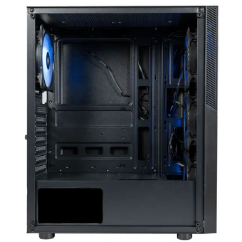  Корпус Eurocase A85 4ARGB черный без БП закаленное стекло USB 3.0 ATX 