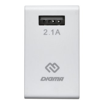  СЗУ Digma DGWC-1U-2.1A-WG 2.1A белый 