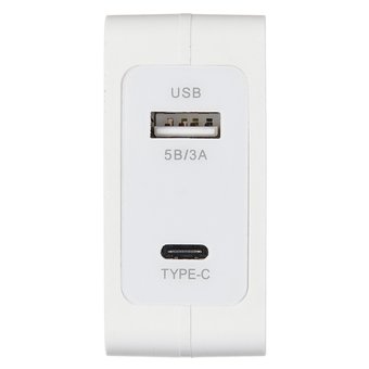  СЗУ Digma DGPD-45W-WG 3A+2.4A PD кабель USB Type C белый 