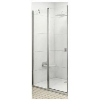  Душевая дверь Ravak Chrome CRV2-120 1QVG0100Z1 белый+Transparent 