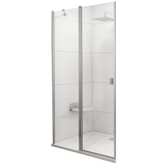  Душевая дверь Ravak Chrome CRV2-120 1QVG0100Z1 белый+Transparent 