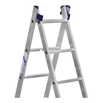  Лестница Alumet H2 5207 алюминиевая двухсекционная 2*7 