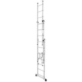  Лестница Alumet H3 5307 алюминиевая трехсекционная 3*7 