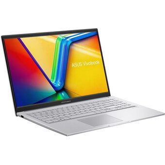  Ноутбук Asus VivoBook X1504VA-BQ284 (90NB10J2-M00BR0) Core i3 1315U 8Gb SSD512Gb Intel UHD Graphics 15.6" IPS FHD (1920x1080) noOS silver WiFi BT Cam 