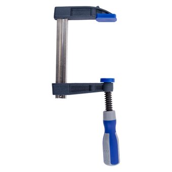  Струбцина F-образная КОБАЛЬТ 244-537 80х100мм, двухкомпонентная рукоятка 