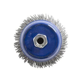 Кордщетка для УШМ ПРАКТИКА 242-649 чашеобразная абразивная 90 мм М14   Кордщетка для УШМ ПРАКТИКА 242-649 чашеобразная абразивная 90 мм М14