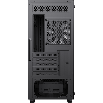  Корпус GameMax Storm BK mATX, black, w/o psu, w/1xUSB3.0+2xUSB2.0, Combo Audio, w/1x12cm FRGB rear fan 