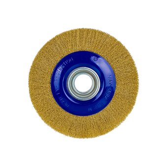  Кордщетка для точил ПРАКТИКА 773-385 мягкая 200 мм, переходники 1/2", 5/8", 3/4", 7/8", 1" 