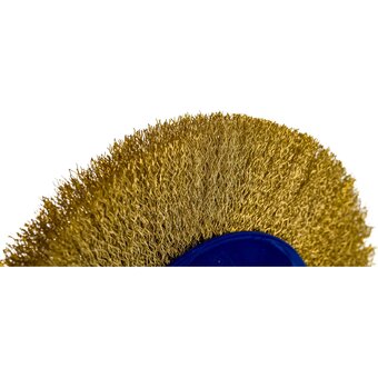  Кордщетка для точил ПРАКТИКА 773-385 мягкая 200 мм, переходники 1/2", 5/8", 3/4", 7/8", 1" 