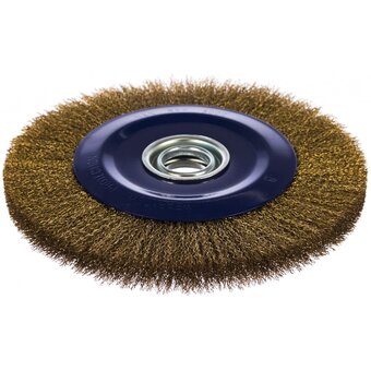  Кордщетка для точил ПРАКТИКА 773-392 мягкая 250 мм, переходники 1/2", 5/8", 3/4", 7/8", 1" 