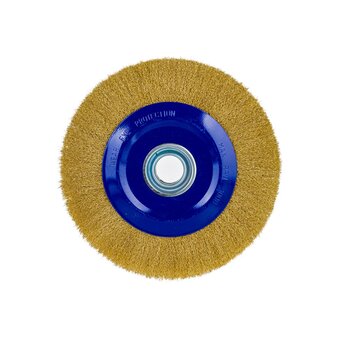  Кордщетка для точил ПРАКТИКА 773-392 мягкая 250 мм, переходники 1/2", 5/8", 3/4", 7/8", 1" 