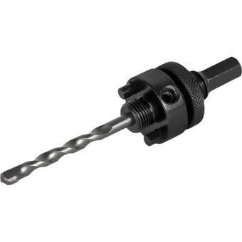  Адаптер ПРАКТИКА 796-900 держатель со сверлом для универсальных коронок 32-152мм, шестигранный хвостовик 