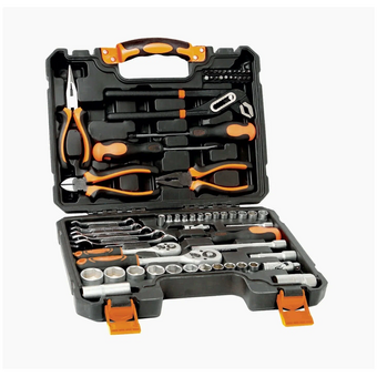  Набор инструментов Maxpiler MXT-65-SET 65 предметов, 3/8" и 1/4", CrV 