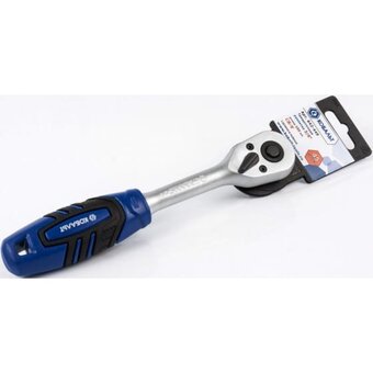  Трещоточная рукоятка Кобальт 3/8" 195 мм (642-449) 45 зубьев 