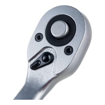  Трещоточная рукоятка Кобальт 3/8" 195 мм (244-094) изогнутая рукоятка/72 зуба 