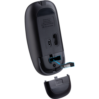  Мышь DEFENDER Vitrual MB-635 (52635) USB Optical WRL Black 