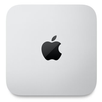  ПК Apple Mac mini A2686 slim (MMFJ3J/A) M2 8 core 8Gb SSD256Gb 10 core GPU macOS GbitEth WiFi BT серебристый 
