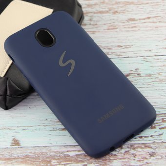  Чехол Silicone case для Samsung J530 синий 