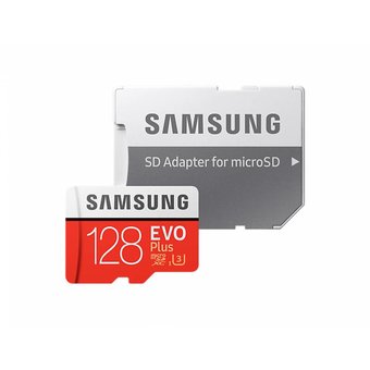  Карта памяти Samsung microSD 128GB EVO PLUS 2 U3 w/adapter (MB-MC128GA/RU), (MB-MC128GA/RU) 