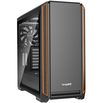  Корпус be quiet! Silent Base 601 Window Orange (BGW25), midi-tower, E-ATX, tempered glass side panel, 2x Pure Wings 2 140mm 