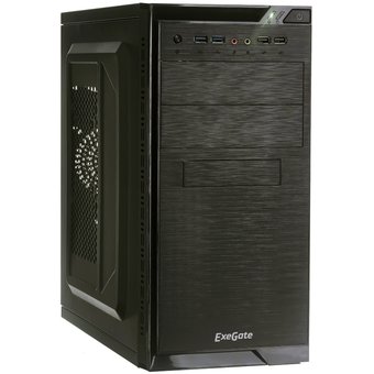  Корпус Exegate EX272749RUS QA-412U Black, mATX, без БП, 2xUSB+2xUSB3.0, Audio 