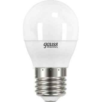  Лампочка Gauss 53228 Elementary Шар 8W 