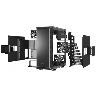  Корпус be quiet! Dark Base 900 Silver (BG012), full tower, E-ATX, XL-ATX, 3x Silent Wings 3 140mm PWM fans 