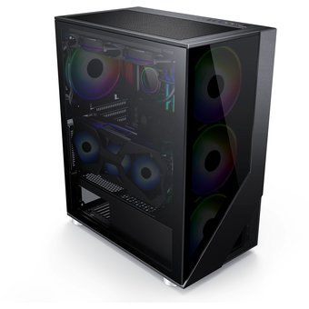  Корпус Formula V-Line 7713 черный без БП ATX 3x120mm 6x140mm 2xUSB2.0 1xUSB3.0 audio bott PSU 