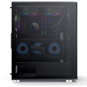  Корпус Formula V-Line 7713 черный без БП ATX 3x120mm 6x140mm 2xUSB2.0 1xUSB3.0 audio bott PSU 